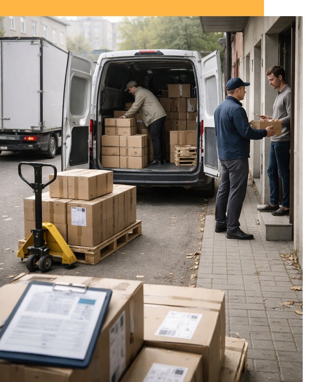 Доставка грузов от двери до двери с таможней от 46868 руб.