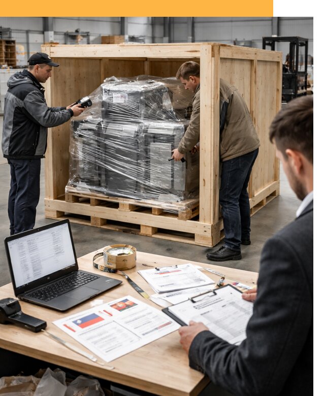 Доставка промышленного оборудования из США от 67698 руб