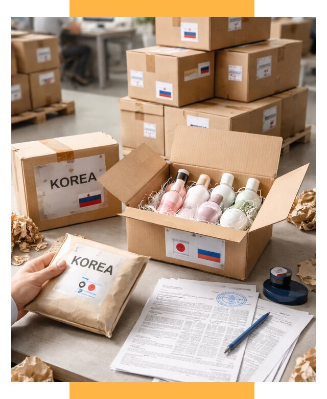 Доставка косметики из Кореи от 8853 р. под ключ | СетСервис-Лсс