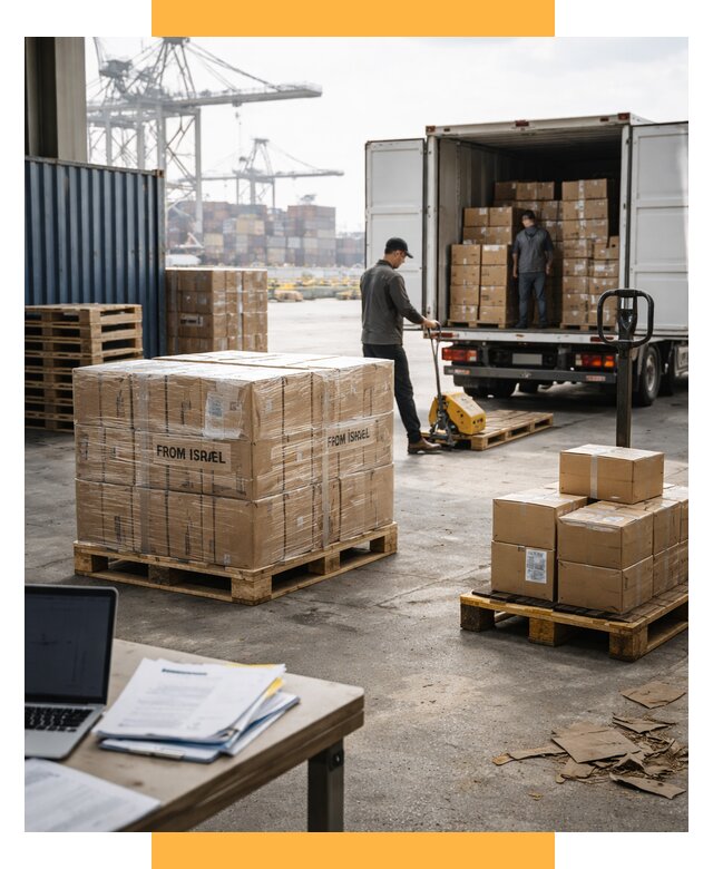 Доставка грузов из Израиля от 15623 р., логистика от СетСервис-Лсс