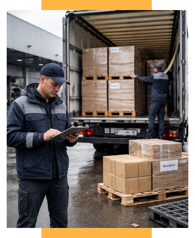 Доставка грузов из Беларуси от 15623 р. логистика СетСервис-Лсс
