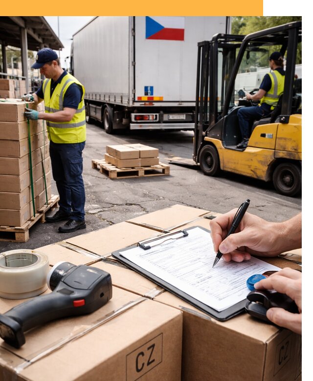 Доставка грузов в Чехию от 36453 руб, международные перевозки