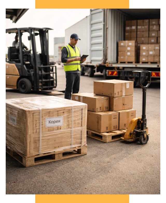 Доставка грузов в Корею из России от 36453 р. | СетСервис-Лсс