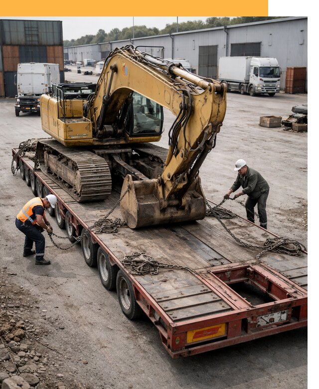 Перевозка спецтехники по России и миру от 46868 руб