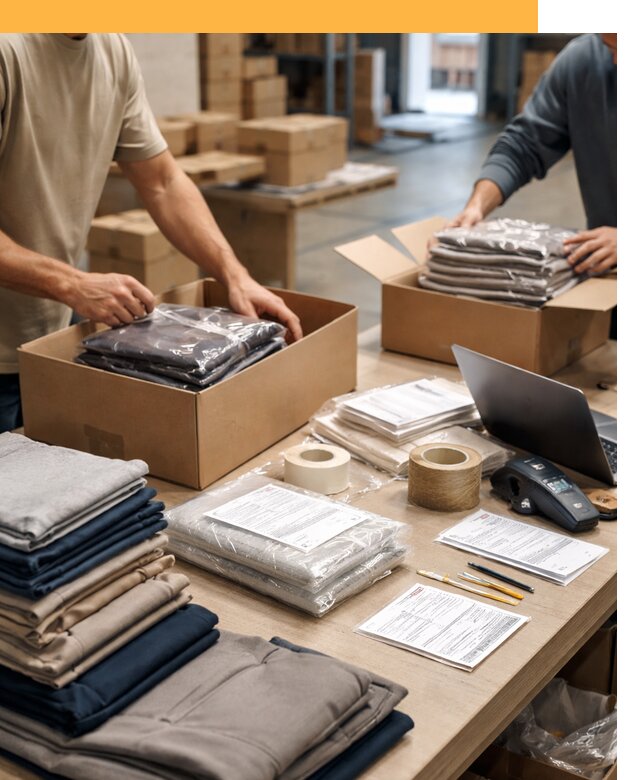 Перевозка одежды по миру от 7811 руб. с таможенным оформлением