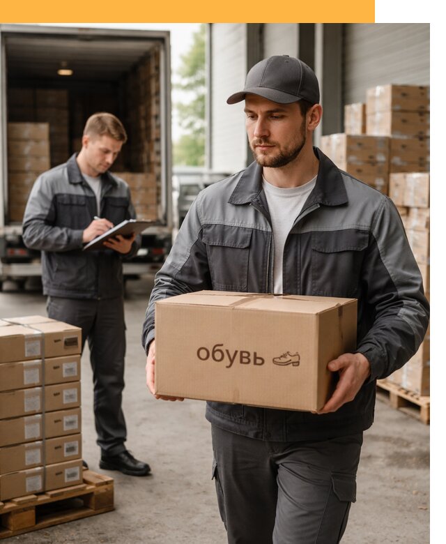 Международная перевозка обуви с таможенным оформлением от 4687