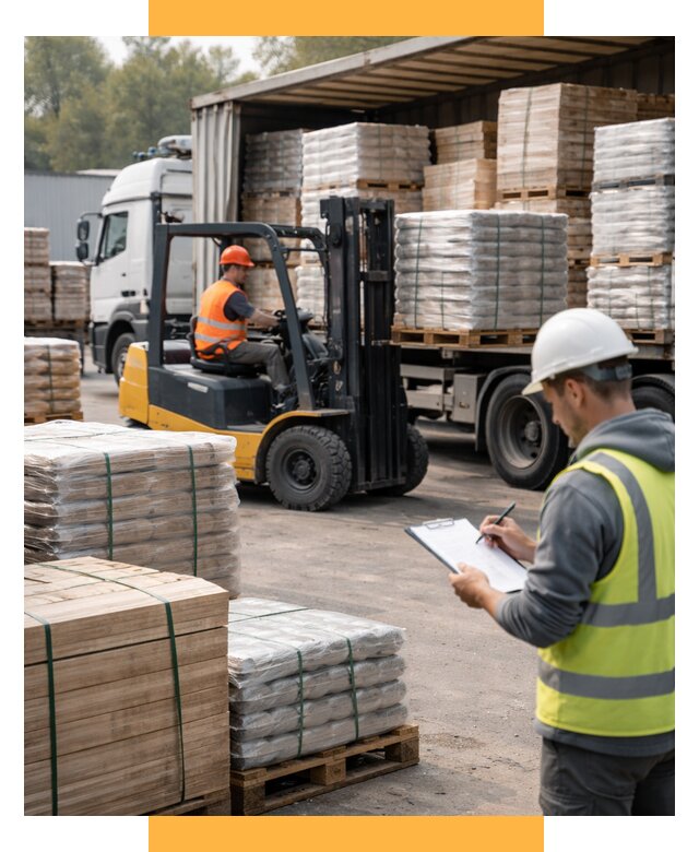 Перевозка строительных материалов от 5728 р. | СетСервис-Лсс