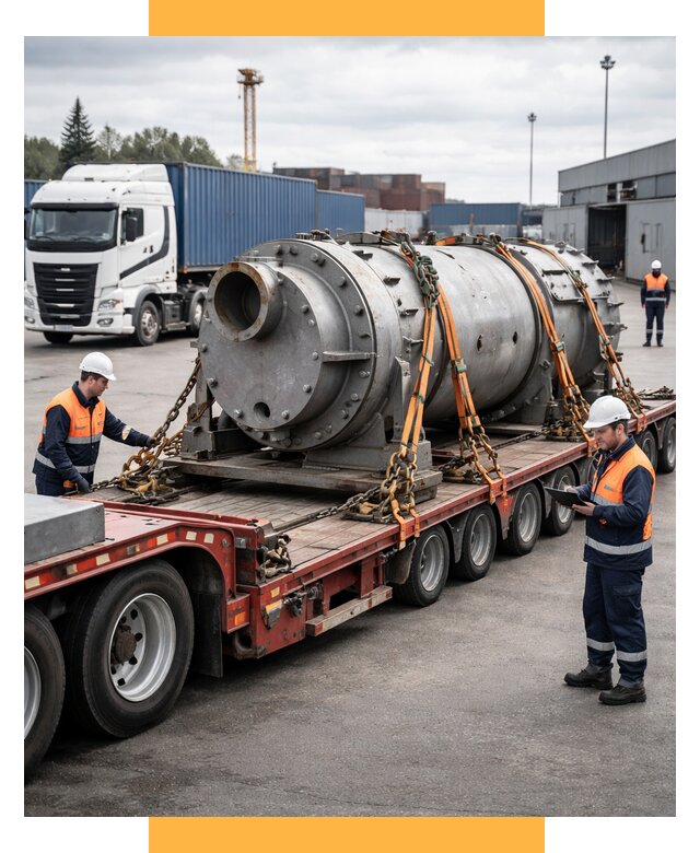 Перевозка тяжеловесных грузов под ключ от 156225 р. | СетСервис-Лсс