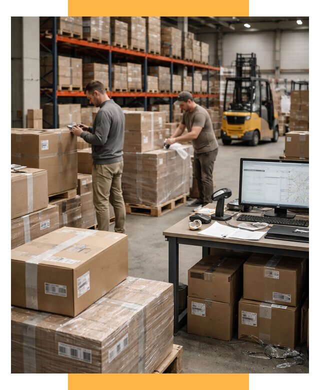 Склад консолидации в Европе от 6770 р., услуги СетСервис-Лсс